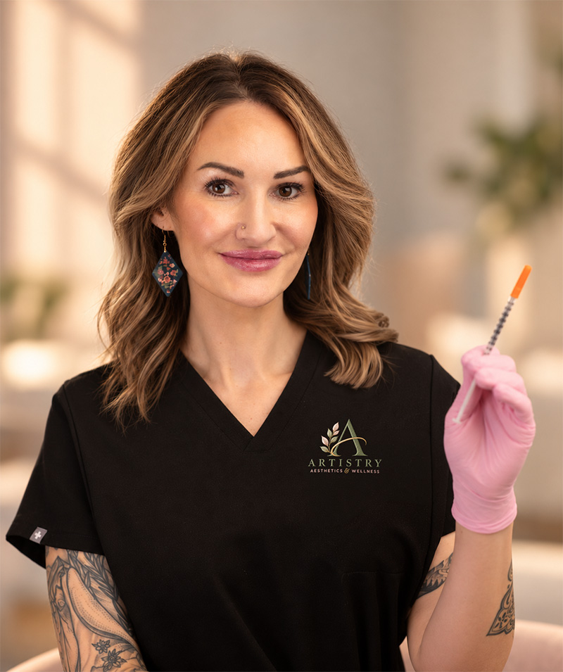 Botox in Redding prepared by an Artistry Aesthetics injector, included with Artistry membership plans at this med spa in Redding, CA